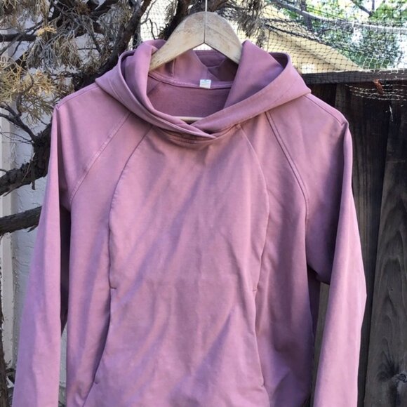 Lululemon athletica scuba pullover hoodie women’s 6 pink athletic gym yoga - Picture 2 of 5